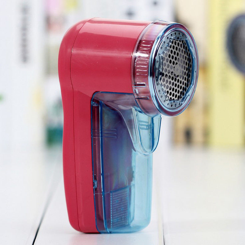 Red electric fabric shaver lint remover