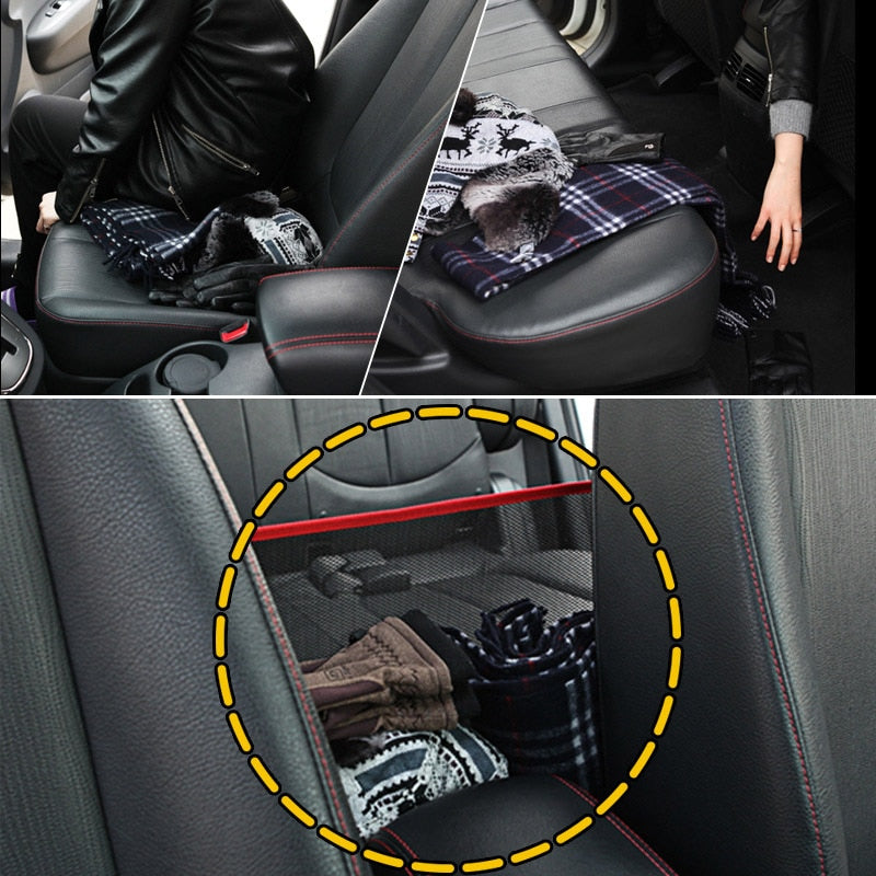 Bag falling vs held by the net pocket