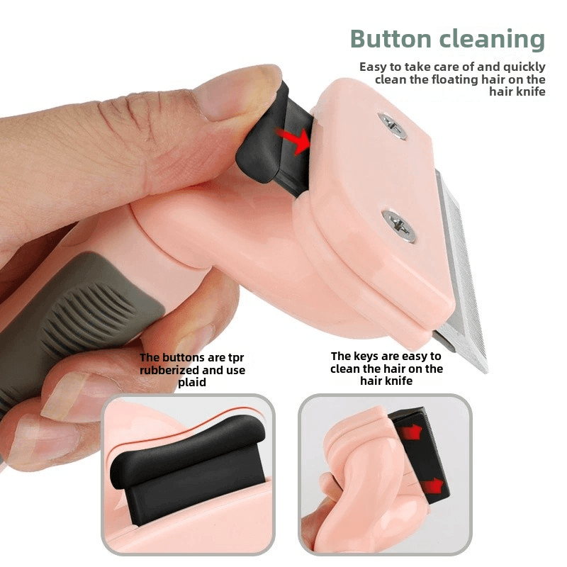 ProClean Dog Deshedding Brush – Undercoat Grooming Tool
