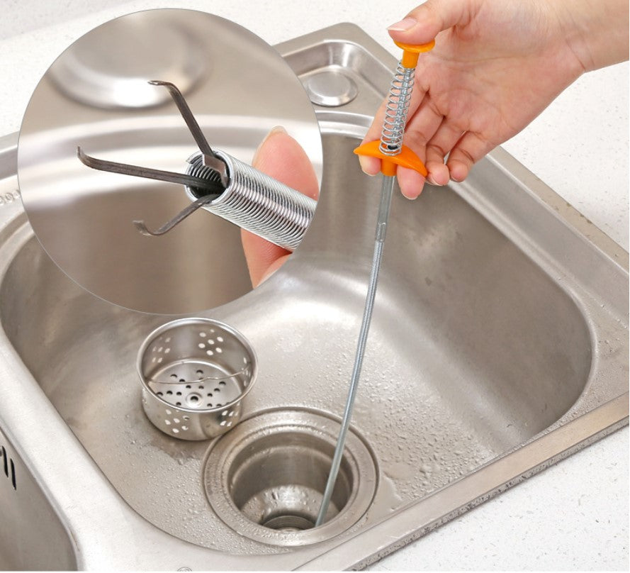 ProClean Drain Clog Remover Spring Tool – Sink & Shower Hair Snake