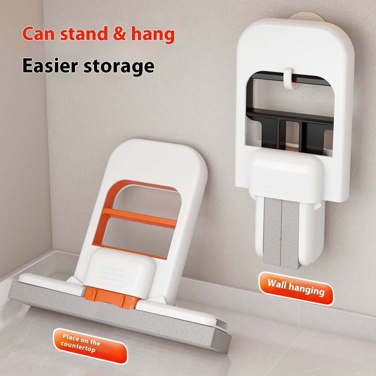 Mop standing and hanging