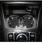 ProClean Bling Car Cup Holder Coasters (2 Pcs) – Rhinestone Silicone