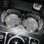 ProClean Bling Car Cup Holder Coasters (2 Pcs) – Rhinestone Silicone