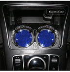 ProClean Bling Car Cup Holder Coasters (2 Pcs) – Rhinestone Silicone