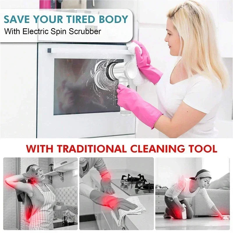 ProClean Electric Cordless Spin Scrubber