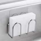 ProClean Stainless Steel Sponge Holder – Adhesive Sink Caddy, No Drilling