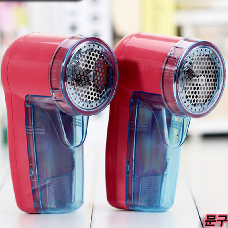 Two electric lint removers