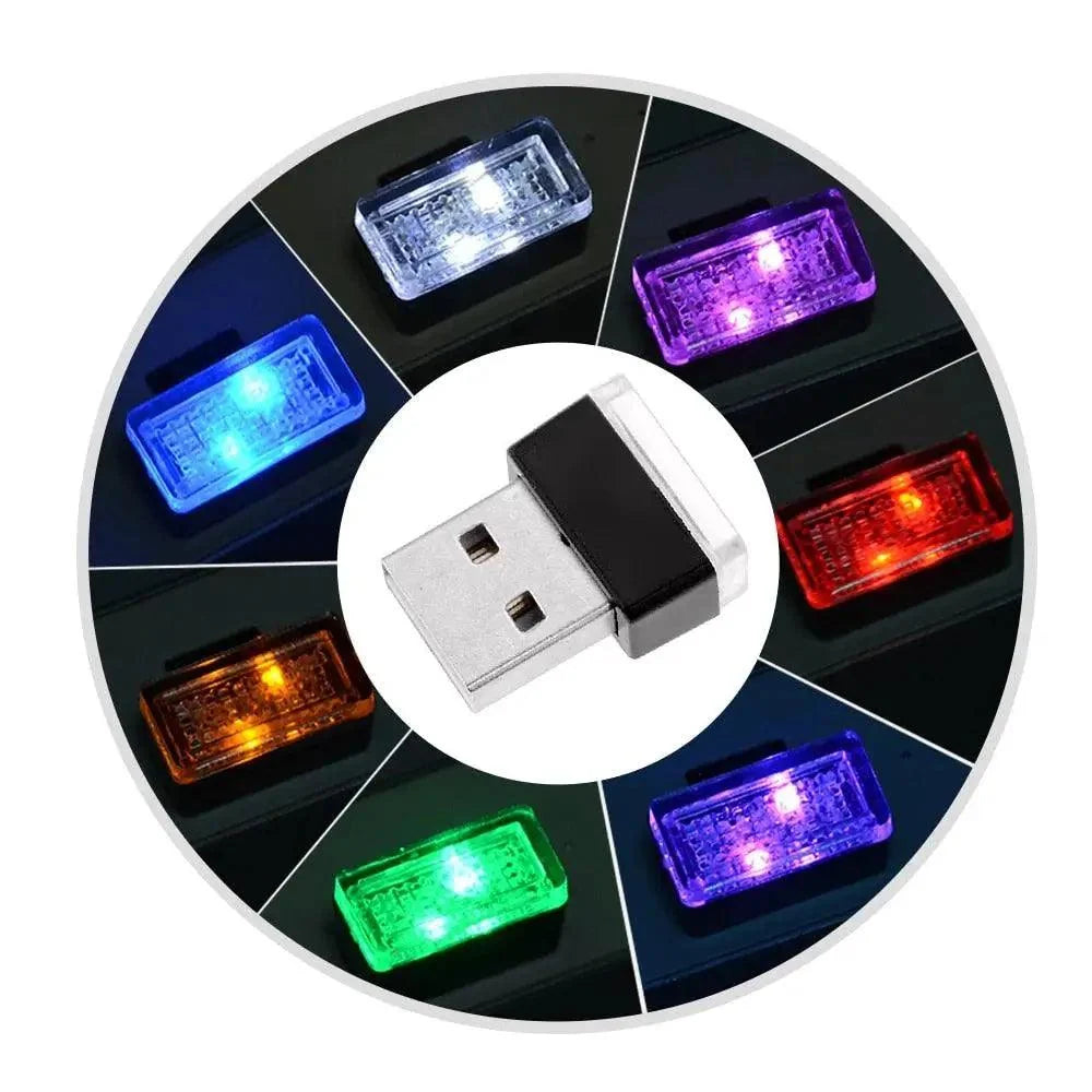 ProClean Mini USB LED Car Ambient Light – 7 Colors