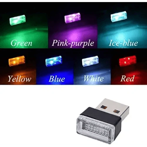 ProClean Mini USB LED Car Ambient Light – 7 Colors