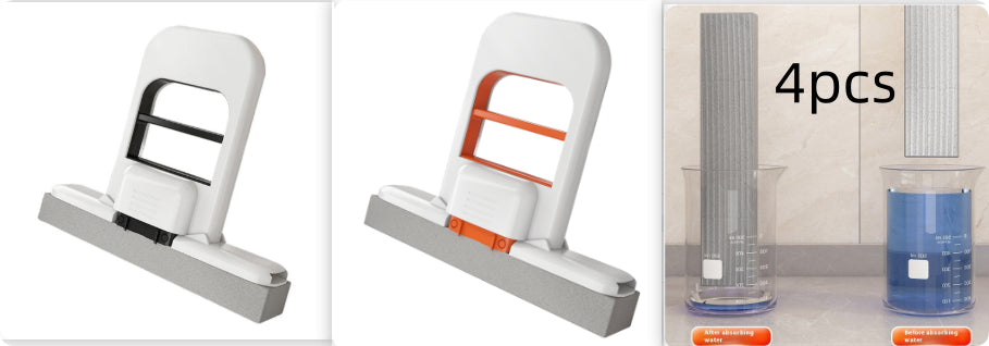 ProClean Mini Squeeze Sponge Mop – Foldable Handheld Mop for Counters & Spills