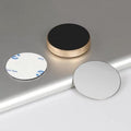 Golden magnetic phone mount with metal plate and adhesive pad