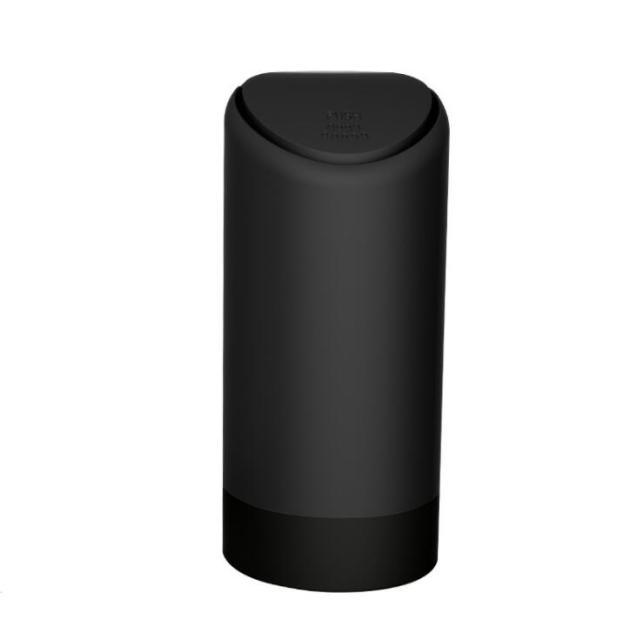 Black ProClean mini car trash can with push lid