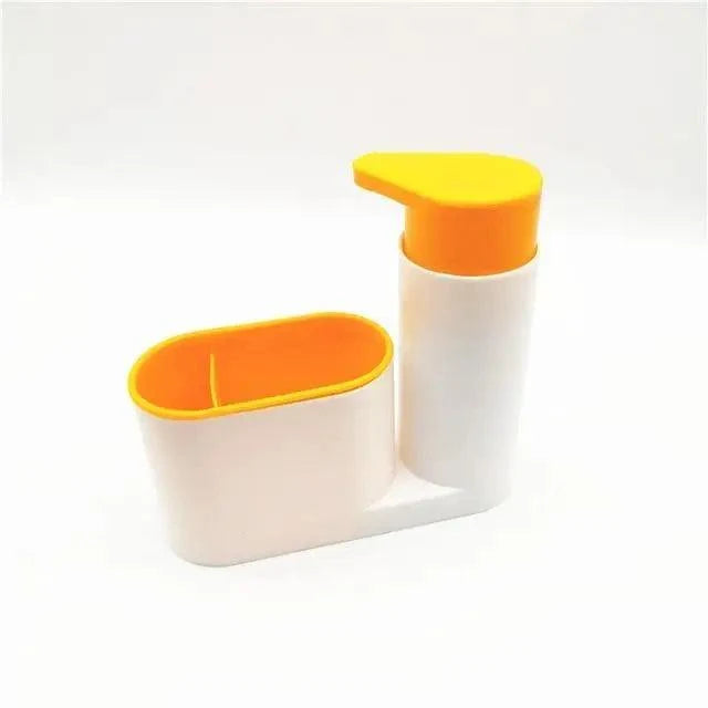 ProClean Kitchen Soap Dispenser with Sponge Holder – 3-in-1 Sink Caddy
